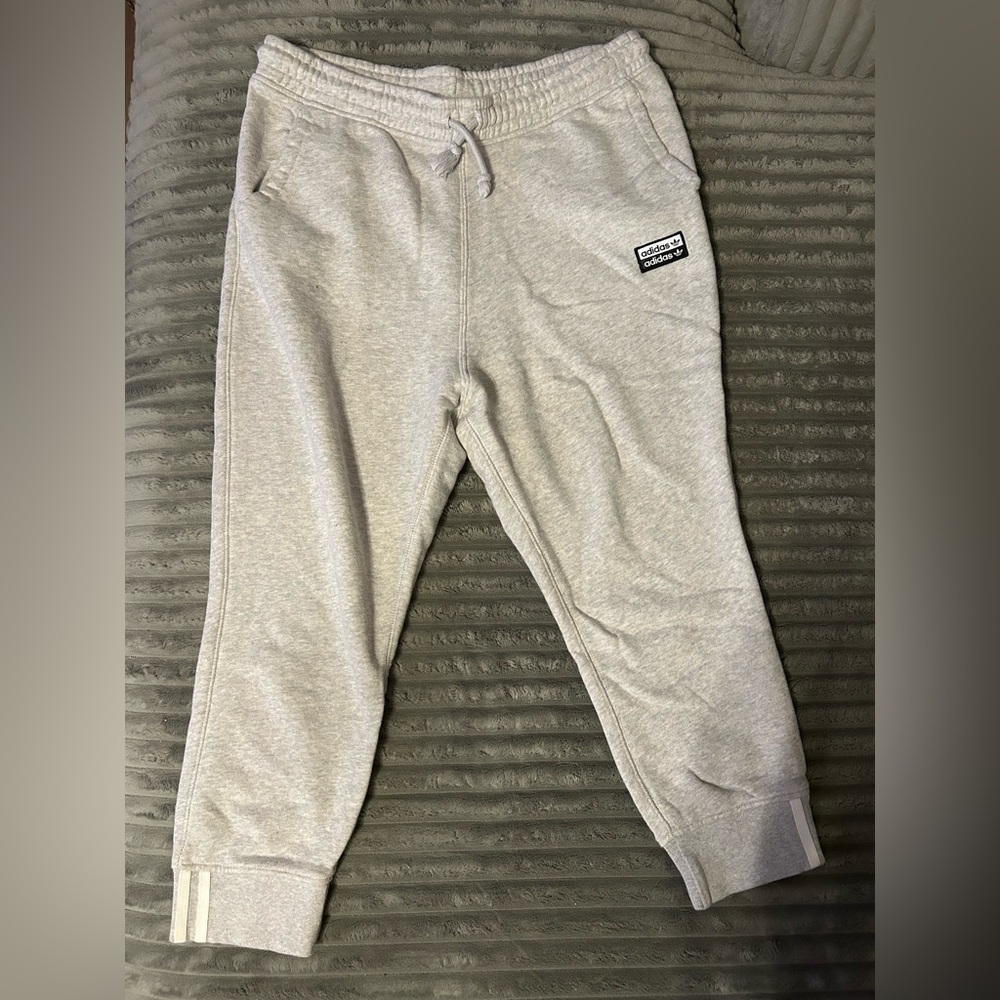 adidas Light Gray Sweatpants